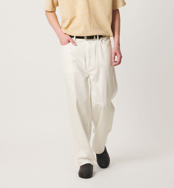 BEAUTY&YOUTH UNITED ARROWS「テーパード ホワイト デニム 5ポケット パンツ NO.9」|チノ|