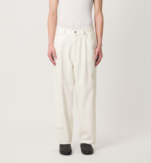 BEAUTY&YOUTH UNITED ARROWS「テーパード ホワイト デニム 5ポケット パンツ NO.9」|チノ|