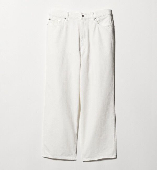 BEAUTY&YOUTH UNITED ARROWS「テーパード ホワイト デニム 5ポケット パンツ NO.9」|チノ|