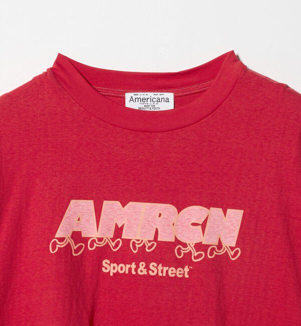 BEAUTY&YOUTH UNITED ARROWS「【別注】＜Americana＞プリント ビッグTシャツ」|Tシャツ・カットソー|