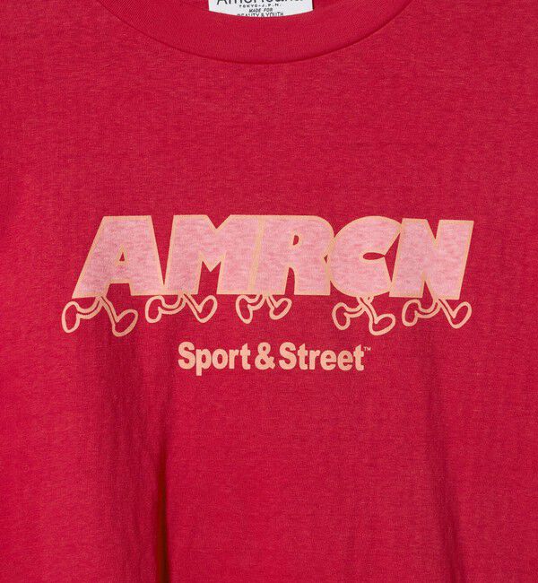 BEAUTY&YOUTH UNITED ARROWS「【別注】＜Americana＞プリント ビッグTシャツ」|Tシャツ・カットソー|