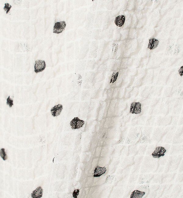 BEAUTY&YOUTH UNITED ARROWS「ドットシアー ショートスリーブ ブラウス ウォッシャブル」|シャツ・ブラウス|