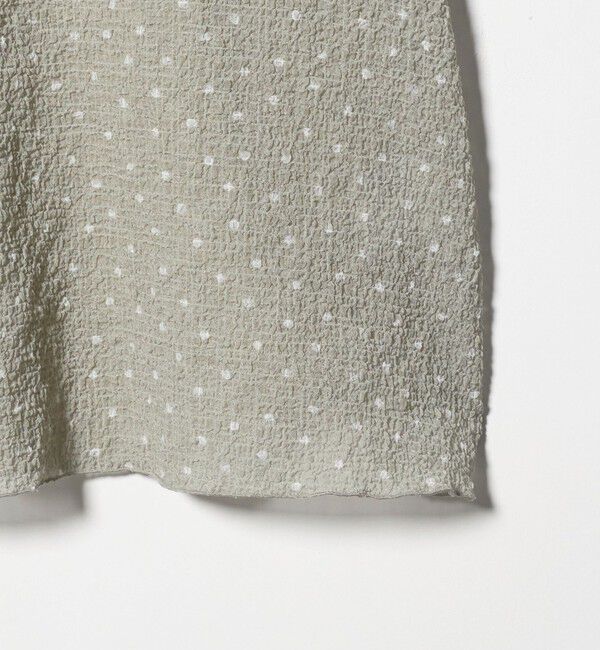 BEAUTY&YOUTH UNITED ARROWS「ドットシアー ショートスリーブ ブラウス ウォッシャブル」|シャツ・ブラウス|