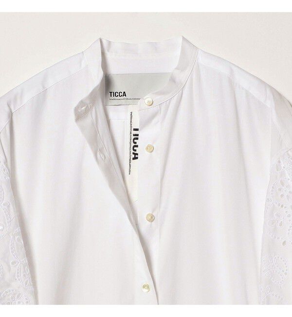 Demi-Luxe BEAMS 「【別注】TICCA / レース パフスリーブワンピース」|ワンピース|