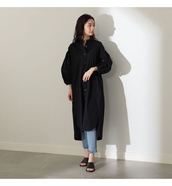 Demi-Luxe BEAMS 「【別注】TICCA / レース パフスリーブワンピース」|ワンピース|