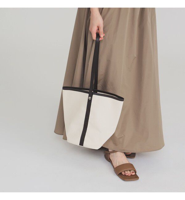 Demi-Luxe BEAMS 「LA TESORINA / SECCHIERO バケツバッグ」|トートバッグ|別注ECRU&times;COFFEE