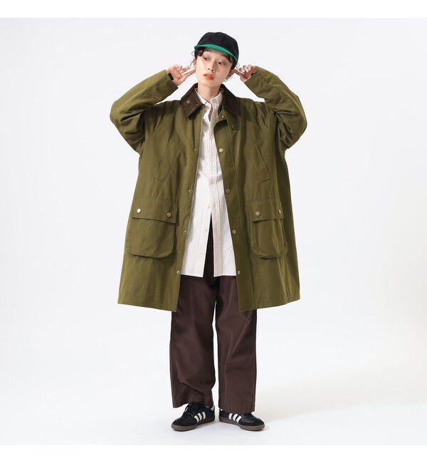 BEAMSBOY「【別注】Barbour / Balvenie Jacket 25FW」|ダッフルコート|OLIVE