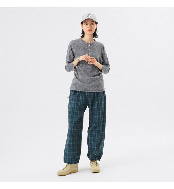 BEAMSBOY「【別注】Healthknit / BB ヘンリーネック Tシャツ ７分袖」|Tシャツ・カットソー|