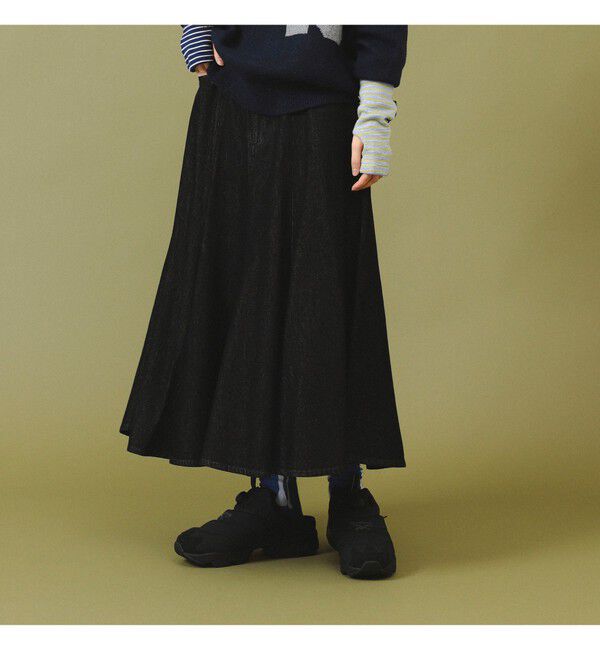 BEAMSBOY「デニム フレア スカート」|スカート|