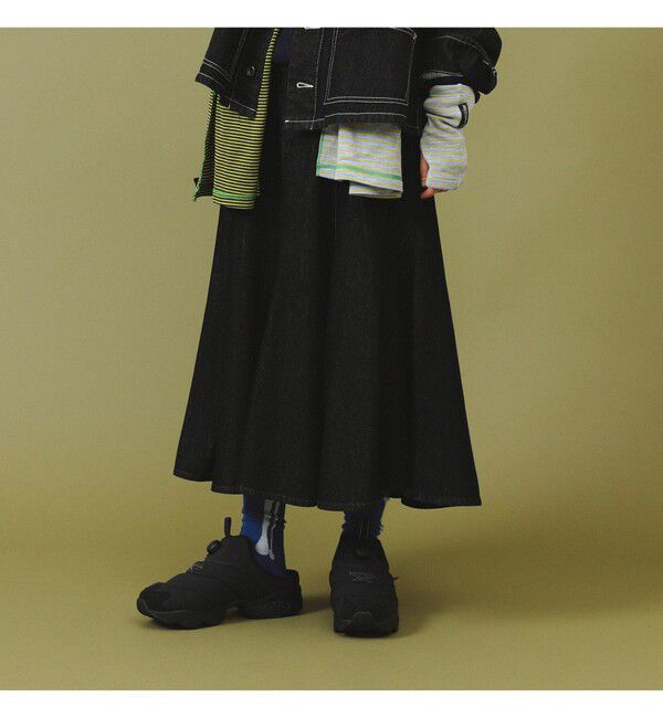 BEAMSBOY「デニム フレア スカート」|スカート|