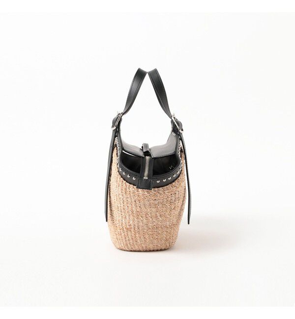 Demi-Luxe BEAMS 「VIOLAd&rsquo;ORO / アバカ スタッズ トートバッグ」|トートバッグ|