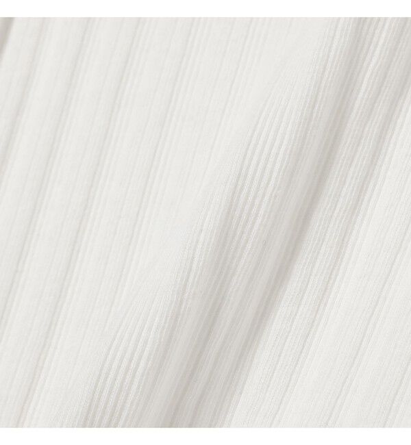 Ray BEAMS 「RIB キリカエ アシメネック Tシャツ」|Tシャツ・カットソー|