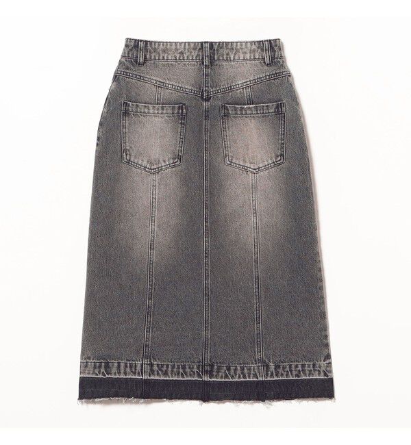 Ray BEAMS 「オーバーダイ デニム スカート」|スカート|