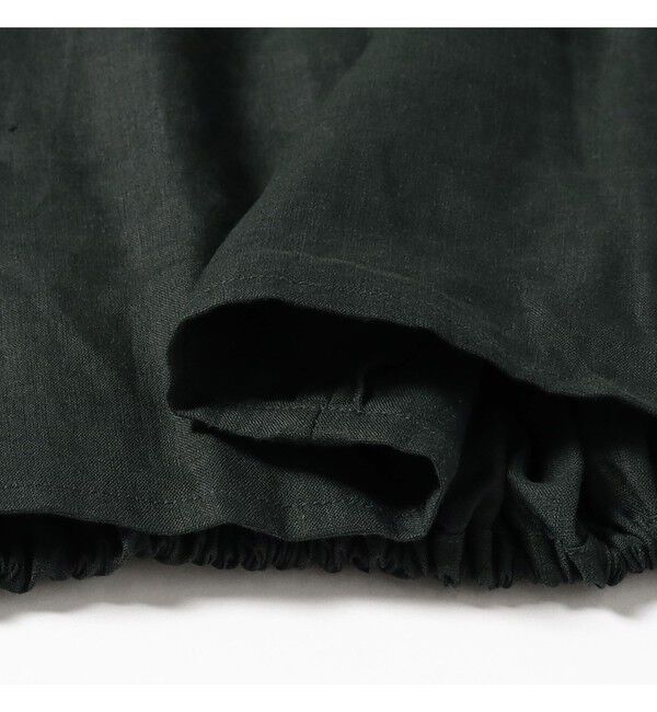 Demi-Luxe BEAMS 「TICCA / リネン フレンチスリーブ バルーン ワンピース」|ワンピース|