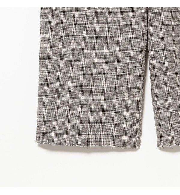 BEAMSBOY「チェック スラックス ＜オフィスカジュアル / セットアップ対応 / オンオフ兼用＞」|チノ|