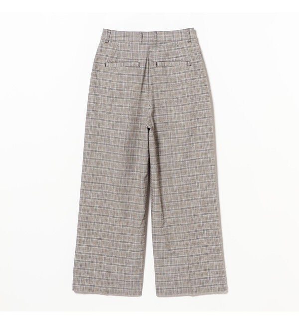 BEAMSBOY「チェック スラックス ＜オフィスカジュアル / セットアップ対応 / オンオフ兼用＞」|チノ|