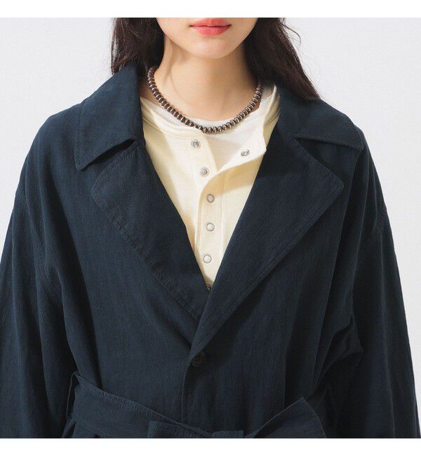 BEAMSBOY「コットン リネン ビッグ コート＜イージーケア＞」|ダッフルコート|