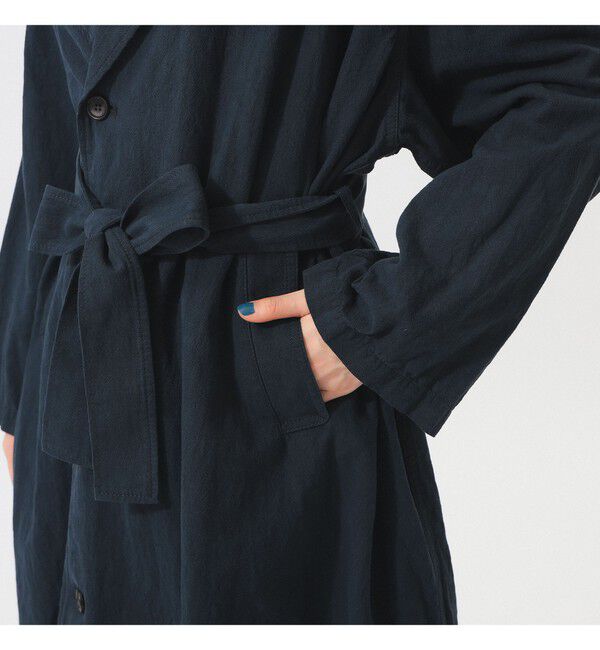 BEAMSBOY「コットン リネン ビッグ コート＜イージーケア＞」|ダッフルコート|