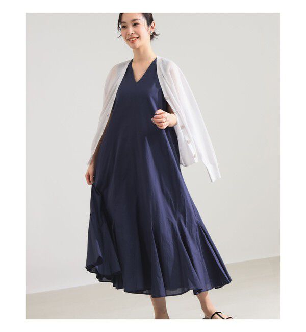 Demi-Luxe BEAMS 「【別注】MARIHA / 夏の月影  ワンピース ソリッド」|ワンピース|別注Dark.sapphire