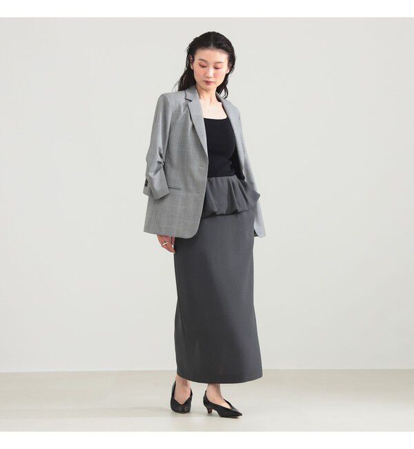 Demi-Luxe BEAMS 「ペプラムバルーン スカート」|スカート|