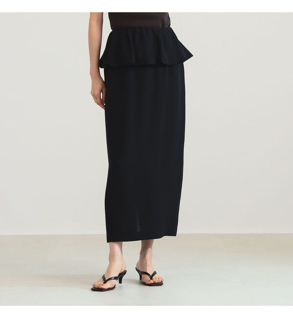 Demi-Luxe BEAMS 「ペプラムバルーン スカート」|スカート|