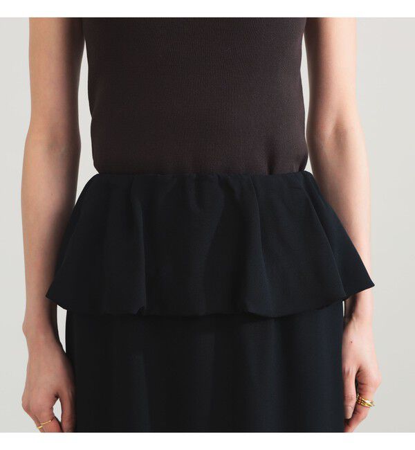 Demi-Luxe BEAMS 「ペプラムバルーン スカート」|スカート|