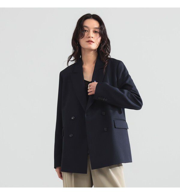 Demi-Luxe BEAMS 「ダブルブレスト ジャケット」|ダッフルコート|