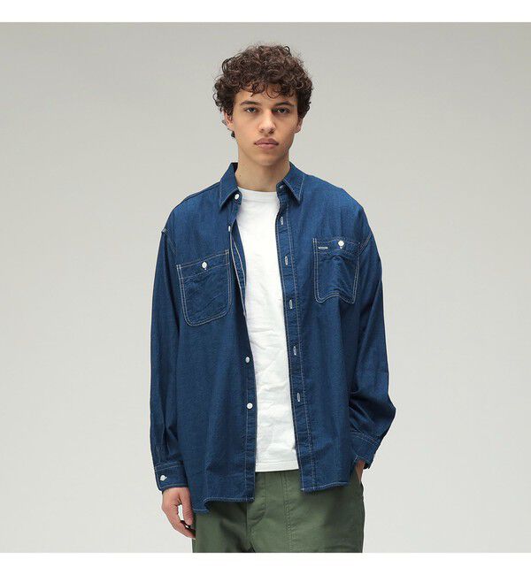 BEAMS PLUS「シャンブレー ワークシャツ」|シャツ・ブラウス|