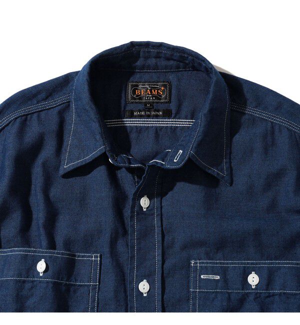 BEAMS PLUS「シャンブレー ワークシャツ」|シャツ・ブラウス|