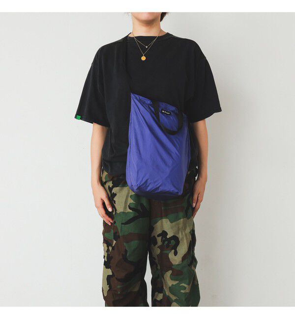 BEAMS「リップストップ ショルダートートバッグ M」|ポーチ|PURPLE