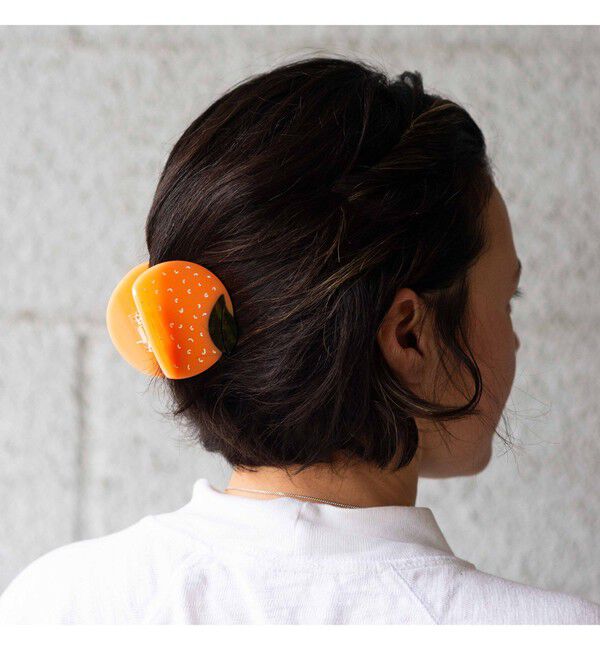 BEAMS「Jenny Lemons / Midi Hair Claw Clip」|その他|ORANGE