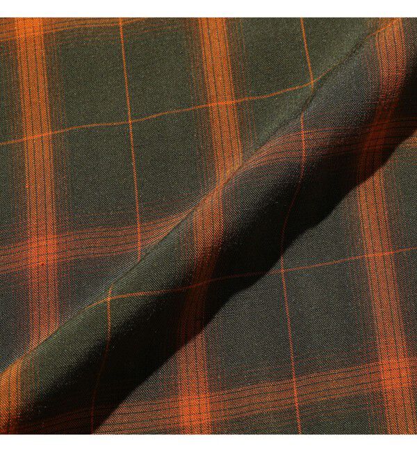 BEAMS PLUS「Open Collar Ombre Plaid」|シャツ・ブラウス|