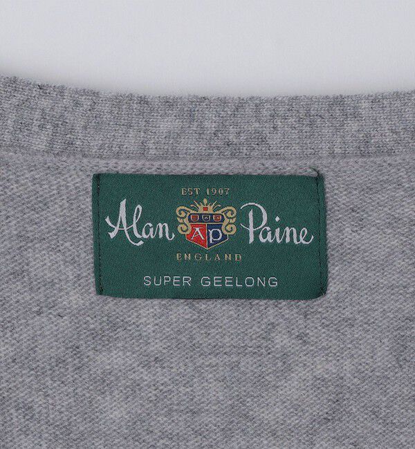 SHIPS「ALAN PAINE: ジーロング ウール 12ゲージ Vネック カーディガン」|カーディガン|