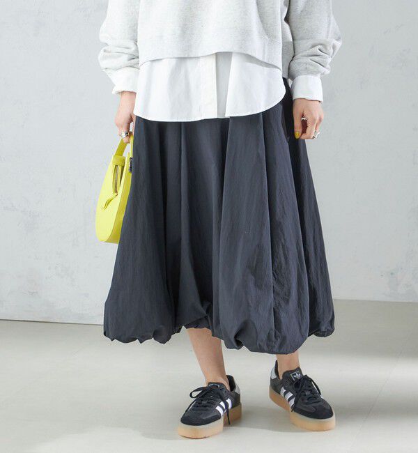 SHIPS for women「〈手洗い可能〉タック バルーン スカート 24SS ◇」|スカート|
