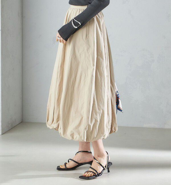 SHIPS for women「〈手洗い可能〉タック バルーン スカート 24SS ◇」|スカート|