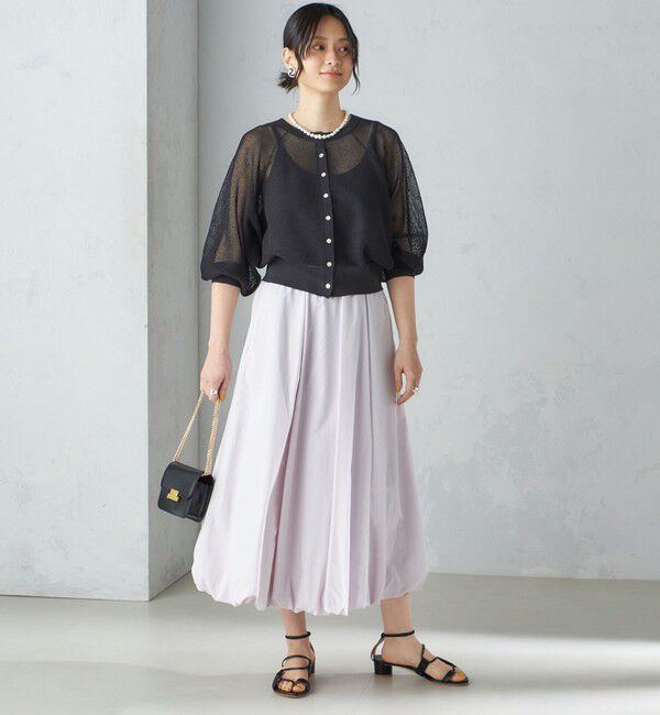SHIPS for women「〈手洗い可能〉タック バルーン スカート 24SS ◇」|スカート|