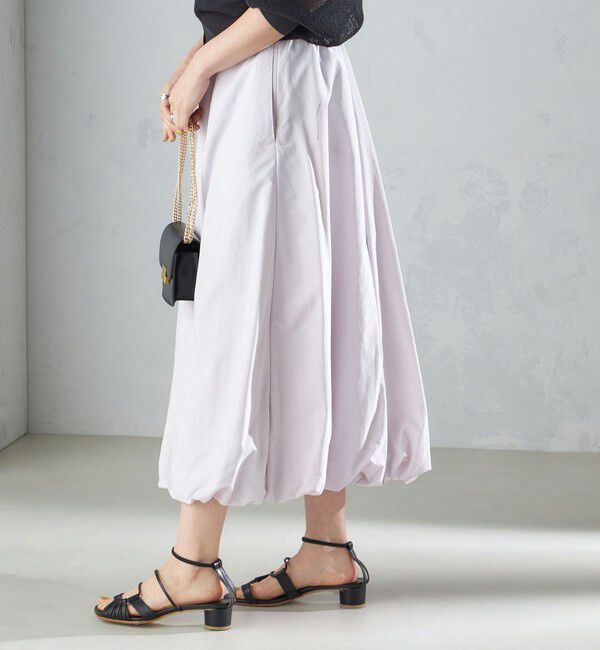 SHIPS for women「〈手洗い可能〉タック バルーン スカート 24SS ◇」|スカート|