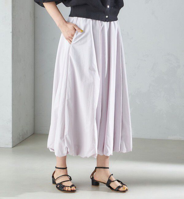 SHIPS for women「〈手洗い可能〉タック バルーン スカート 24SS ◇」|スカート|