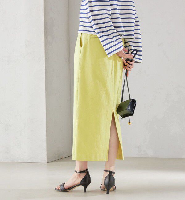 SHIPS for women「〈手洗い可能 / UVカット〉ドライ オックス タック タイト スカート ◇」|スカート|