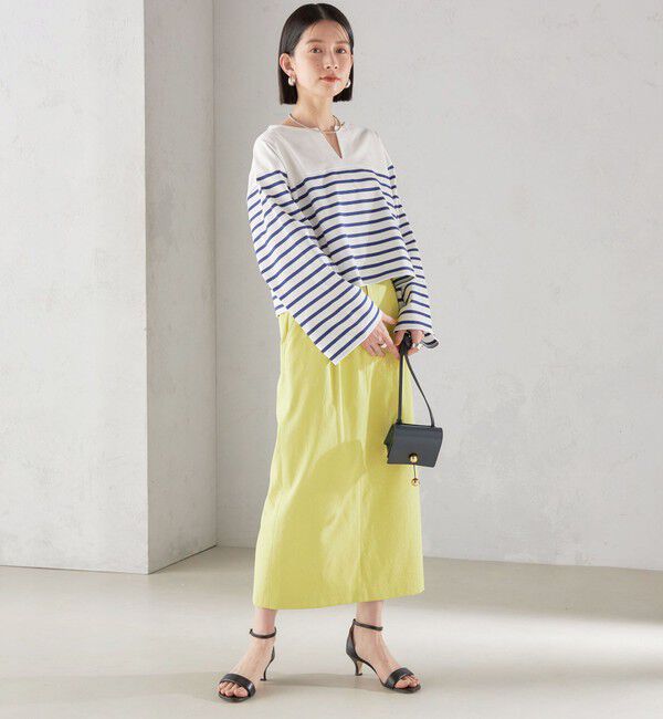 SHIPS for women「〈手洗い可能 / UVカット〉ドライ オックス タック タイト スカート ◇」|スカート|