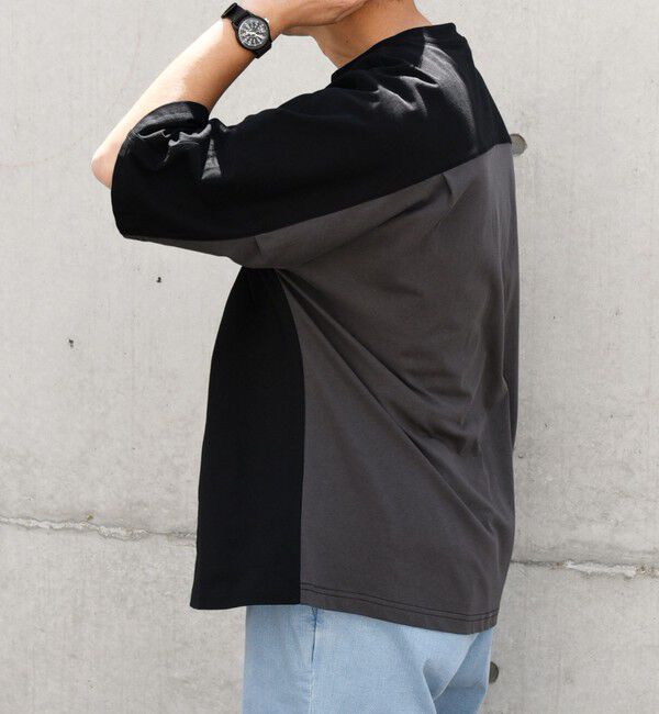 SHIPS any「SHIPS any: バックサイド / スリーブ プリーツ スケアスリーブ ワイド Tシャツ◇」|Tシャツ・カットソー|