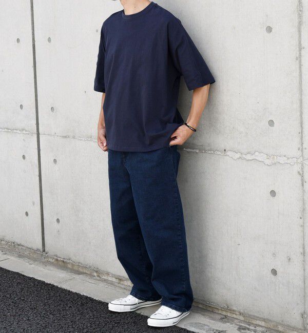 SHIPS any「SHIPS any: バックサイド / スリーブ プリーツ スケアスリーブ ワイド Tシャツ◇」|Tシャツ・カットソー|