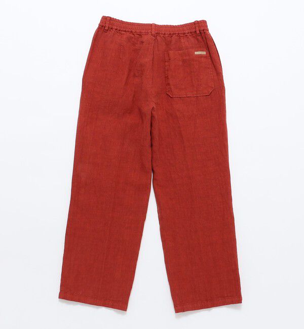 SHIPS「BATEAUX DE SHIPS: リネン ガーメントダイ ワイド イージーパンツ」|チノ|