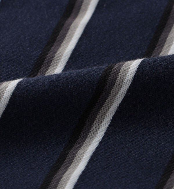 SHIPS「SHIPS: TEXBRID(R) リネン グラデーション ボーダー Tシャツ」|Tシャツ・カットソー|