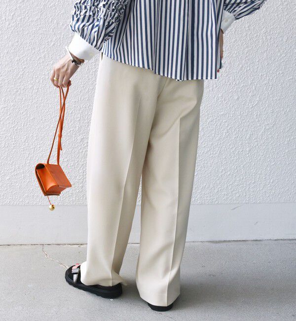 SHIPS for women「ウエスト ベルト デザイン セミワイド パンツ」|その他|