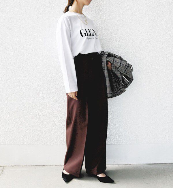 SHIPS for women「ウエスト ベルト デザイン セミワイド パンツ」|その他|