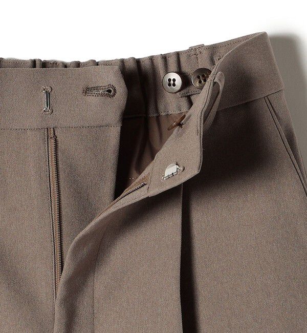 SHIPS for women「〈手洗い可能〉ツイル ストレッチ パンツ（セットアップ対応）」|スラックス|