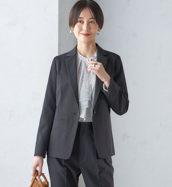 SHIPS for women「〈手洗い可能〉ツイル ストレッチ テーラード ジャケット（セットアップ対応）」|テーラードジャケット|