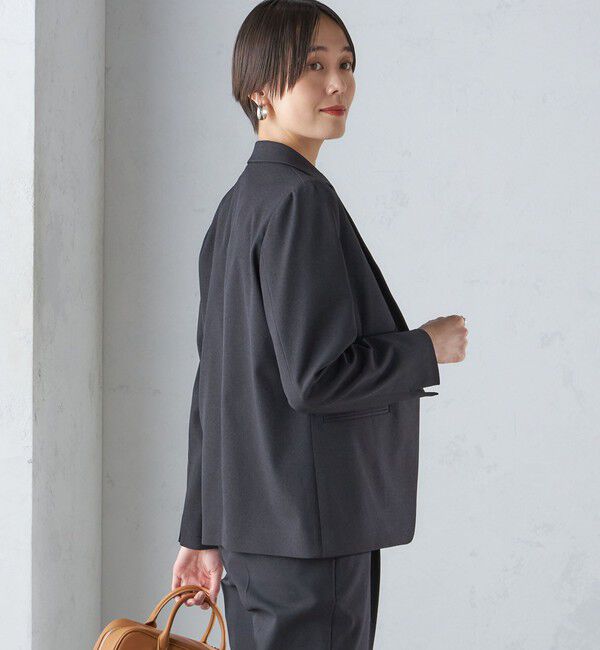 SHIPS for women「〈手洗い可能〉ツイル ストレッチ テーラード ジャケット（セットアップ対応）」|テーラードジャケット|