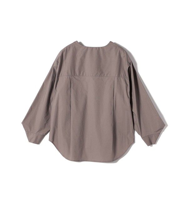 SHIPS for women「【WEB限定】 〈洗濯機可能〉タイプライター ビジュー ボタン ロングスリーブ ブラウス」|シャツ・ブラウス|